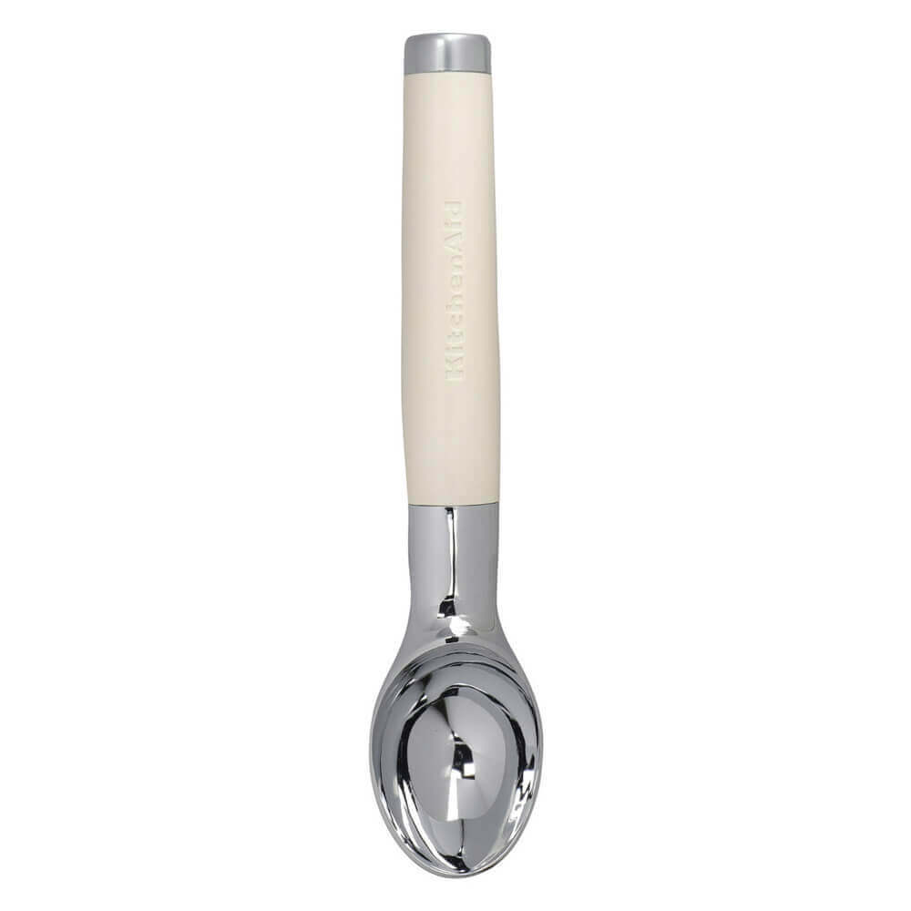 KitchenAid Almond Cream Stainless Steel Ice Cream Scoop